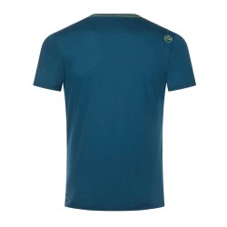 La Sportiva camiseta hombre Cinquecento Storm blue/lime punch