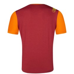 La Sportiva camiseta hombre Tracer sangria/hawaian sun