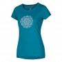 Ocun Classic camiseta mujer manga corta Blue Enamel Mandala