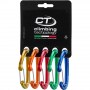 Climbing Tehnology Fly-weight Evo mosquetones colores (set 5)