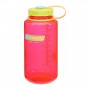 Nalgene botella 1 L Everyday boca ancha rojo/tapón verde