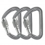 Petzl mosquetón seguridad Spirit rosca - pack 3