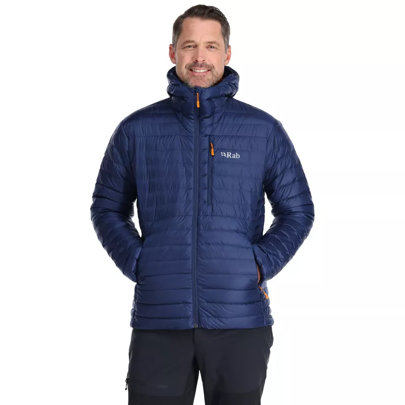 RAB Microlight Alpine Jacket hombre Deep Ink (Marmalade)