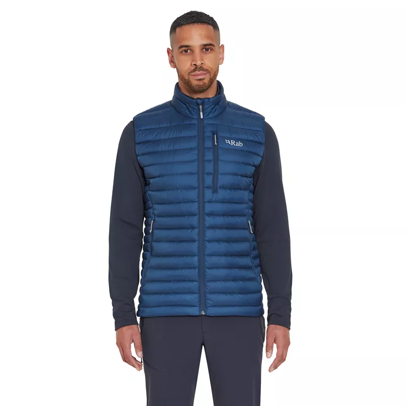 ¡RAB Microlight chaleco plumas hombre - tempest blue