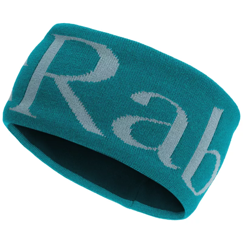 RAB headband logo Aquamarine