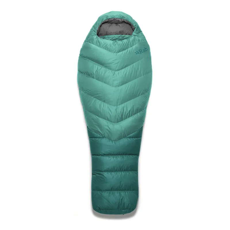 RAB saco dormir Alpine 600 mujer (-12ºC) verde