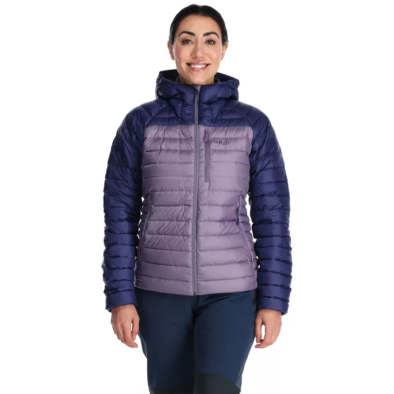 RAB Microlight Alpine Jkt mujer - patriot blue/purple sage