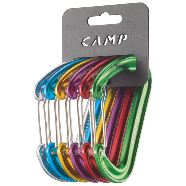 Camp mosquetón Photon Wire pack 6 colores