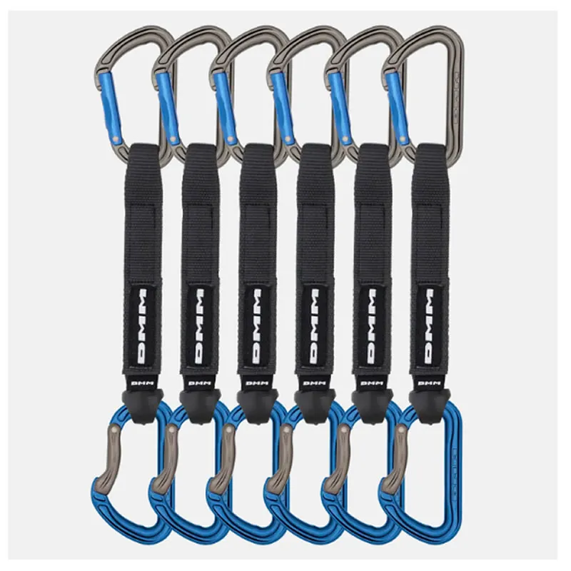 DMM cintas exprés Shadow 18 cm - Pack 6 azul