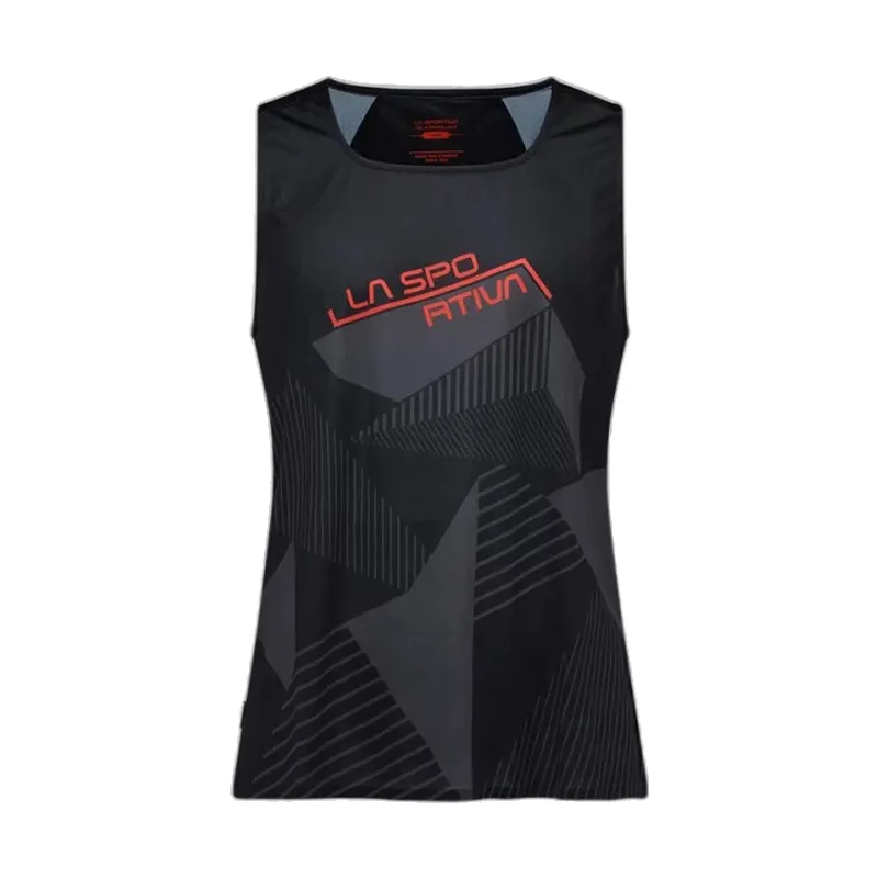 La Sportiva camiseta hombre Comp Tank - black/cherry