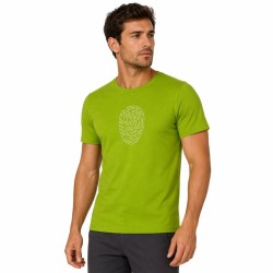Ocun Classic Fingerprint camiseta hombre - green spindle