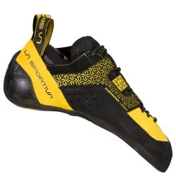 Pies de gato La Sportiva Katana Cordones amarillo y negro para escalada deportiva