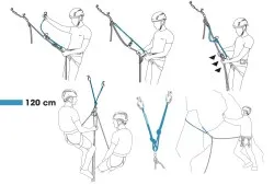 Beal Dynaloop 8.3 mm x 120 cm anillo cuerda dinámica