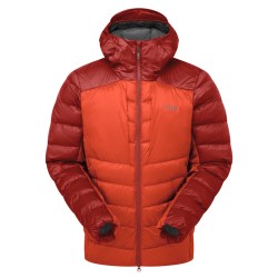Rab Cirrus Ultra jkt hombre - tuscan red/dark horizont