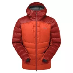 Rab Cirrus Ultra jkt hombre - tuscan red/dark horizont