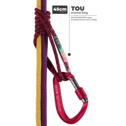 Fixe anillo kevlar aramida 6 mm x 45 cm