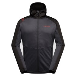 La Sportiva forro hombre Upendo Hoody - carbon/cherry tomato