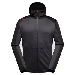 La Sportiva forro hombre Upendo Hoody - carbon/cherry tomato
