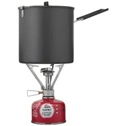 MSR PocketRocket Stove Kit con hornillo, olla de 2 litros, boles, tazas aisladas y cubiertos para dos personas 