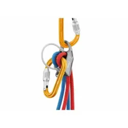 Petzl mosquetón HMS Attache gris
