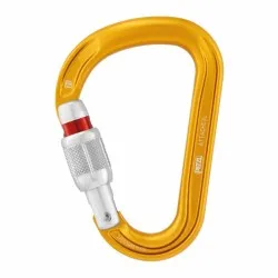 Petzl mosquetón HMS Attache amarillo