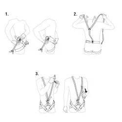 Petzl Torse tirantes de posicionamiento para CROLL