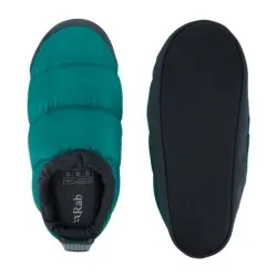Zapatillas Rab Down Hut Slipper de pluma 700FP para refugio, campamento y descanso en montaña