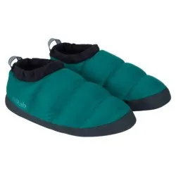 Zapatillas Rab Down Hut Slipper de pluma 700FP para refugio, campamento y descanso en montaña