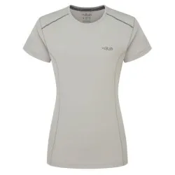 Rab Force camiseta mujer manga corta - dark pewter