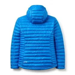 Chaqueta Rab Men's Microlight Alpine Down Jacket Maya Blue de pluma para montaña y escalada 