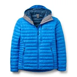 Chaqueta Rab Men's Microlight Alpine Down Jacket Maya Blue de pluma para montaña y escalada 