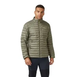 Rab Microlight Jacket hombre Light Khaki chaqueta de plumas 700FP