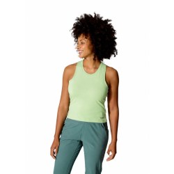 Rab Women’s Rivelin Racerback Tank Fig Green | Top técnico mujer 
