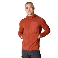 RAB Ascendor Light Hoody forro hombre - tuscan red
