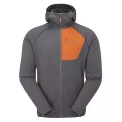 RAB Superflux Hoody Jkt hombre - graphene/firecracker