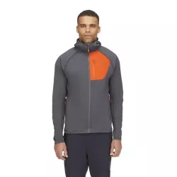 RAB Superflux Hoody Jkt hombre - graphene/firecracker