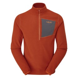 RAB Tecton pull on forro hombre - red clay