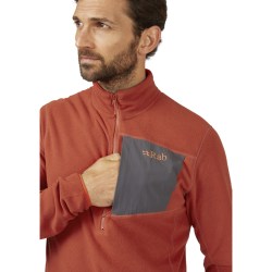 RAB Tecton pull on forro hombre - red clay