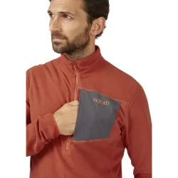 RAB Tecton pull on forro hombre - red clay