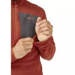 RAB Tecton pull on forro hombre - red clay