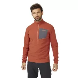RAB Tecton pull on forro hombre - red clay
