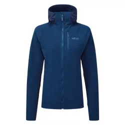 RAB Capacitor Hoody forro mujer - patriot blue
