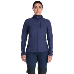 RAB Capacitor Hoody forro mujer - patriot blue
