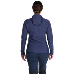 RAB Capacitor Hoody forro mujer - patriot blue