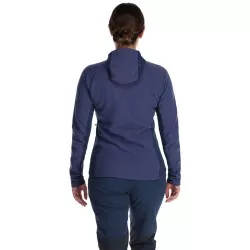 RAB Capacitor Hoody forro mujer - patriot blue