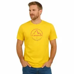 La Sportiva camiseta hombre Logo amarilla