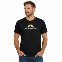 La Sportiva camiseta hombre Footsteep negra