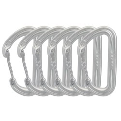 DMM Mosquetón Spectre pack-6 gris claro