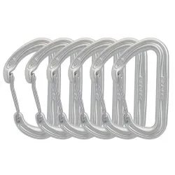 DMM Mosquetón Spectre pack-6 gris claro