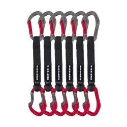 DMM Exprés Alpha Sport 18 cm - Pack 6 (mosquetón rojo+gris)